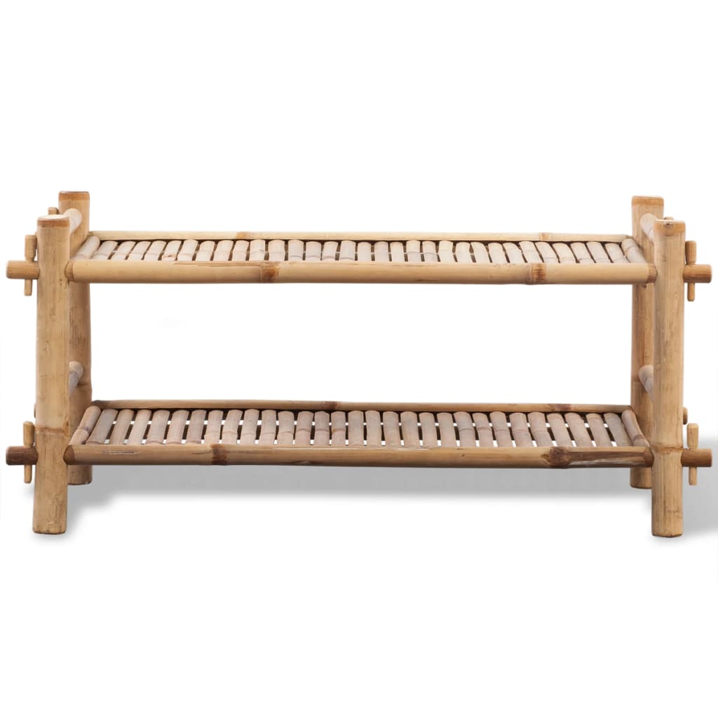8718475954163_g_en_hd_1 vidaXL 2-Tier Bamboo Shoe Rack - Image 2