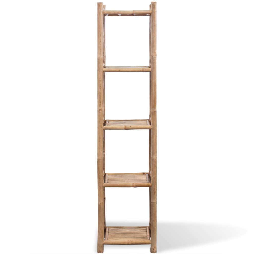 8718475954194_g_en_hd_1 vidaXL 5-Tier Square Bamboo Shelf - Image 2