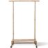 vidaXL Bamboo Clothes Rack - Image 2