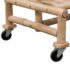 vidaXL Bamboo Clothes Rack - Image 4