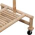 vidaXL Bamboo Clothes Rack - Image 5