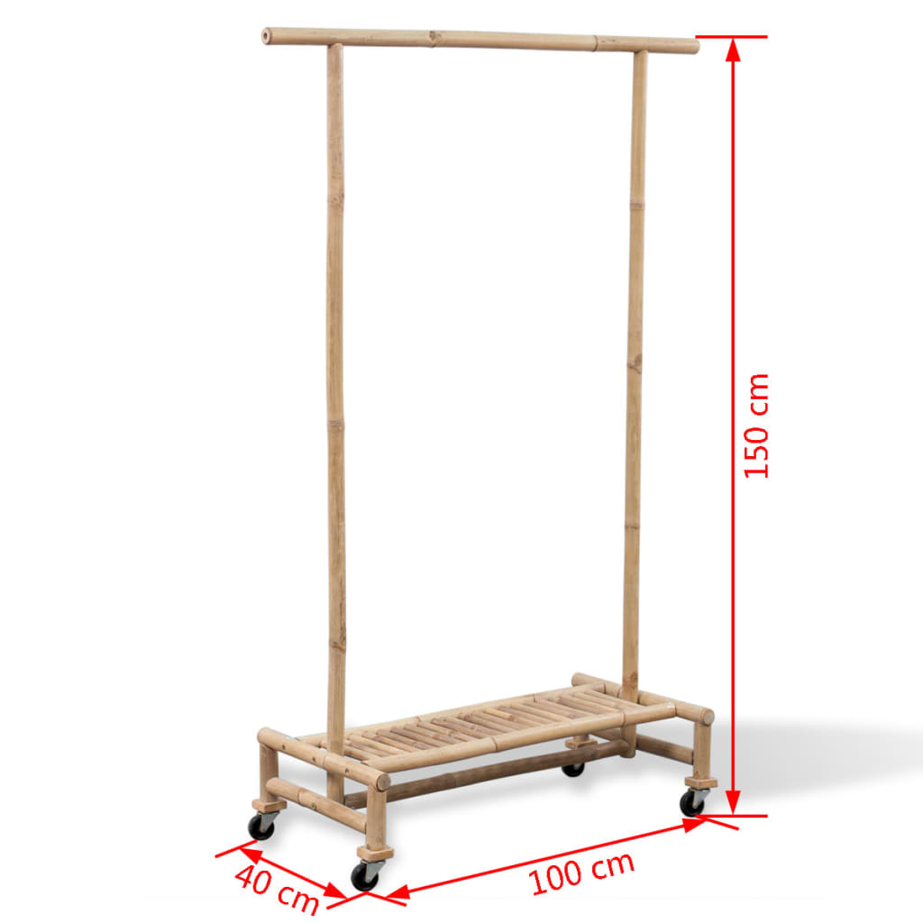 8718475954224_g_en_hd_5 vidaXL Bamboo Clothes Rack - Image 6