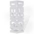 White Square Umbrella Stand Storage Holder Walking Stick Steel 48.5 cm - Image 2