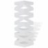 White Square Umbrella Stand Storage Holder Walking Stick Steel 48.5 cm - Image 2