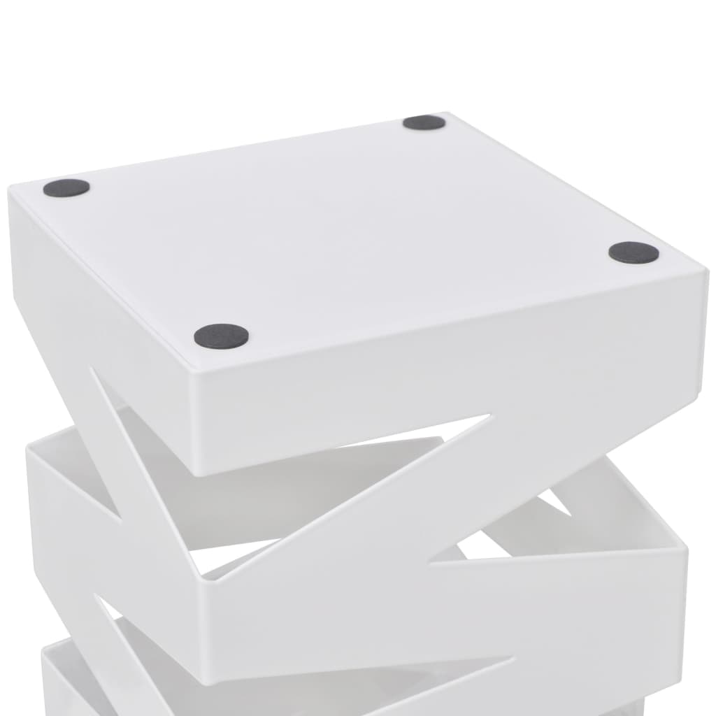 8718475954675_g_en_hd_2 White Square Umbrella Stand Storage Holder Walking Stick Steel 48.5 cm - Image 3
