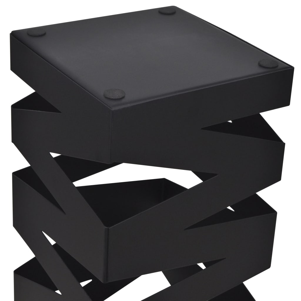 8718475954682_g_en_hd_2 Black Square Umbrella Stand Storage Holder Walking Stick Steel 48.5 cm - Image 3