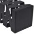 Black Square Umbrella Stand Storage Holder Walking Stick Steel 48.5 cm - Image 4