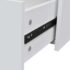 vidaXL Sideboard with 4 Drawers 60x30.5x71 cm White - Image 6
