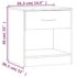 vidaXL Nightstand 2 pcs with Drawer White - Image 12