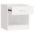 vidaXL Nightstand 2 pcs with Drawer White - Image 7