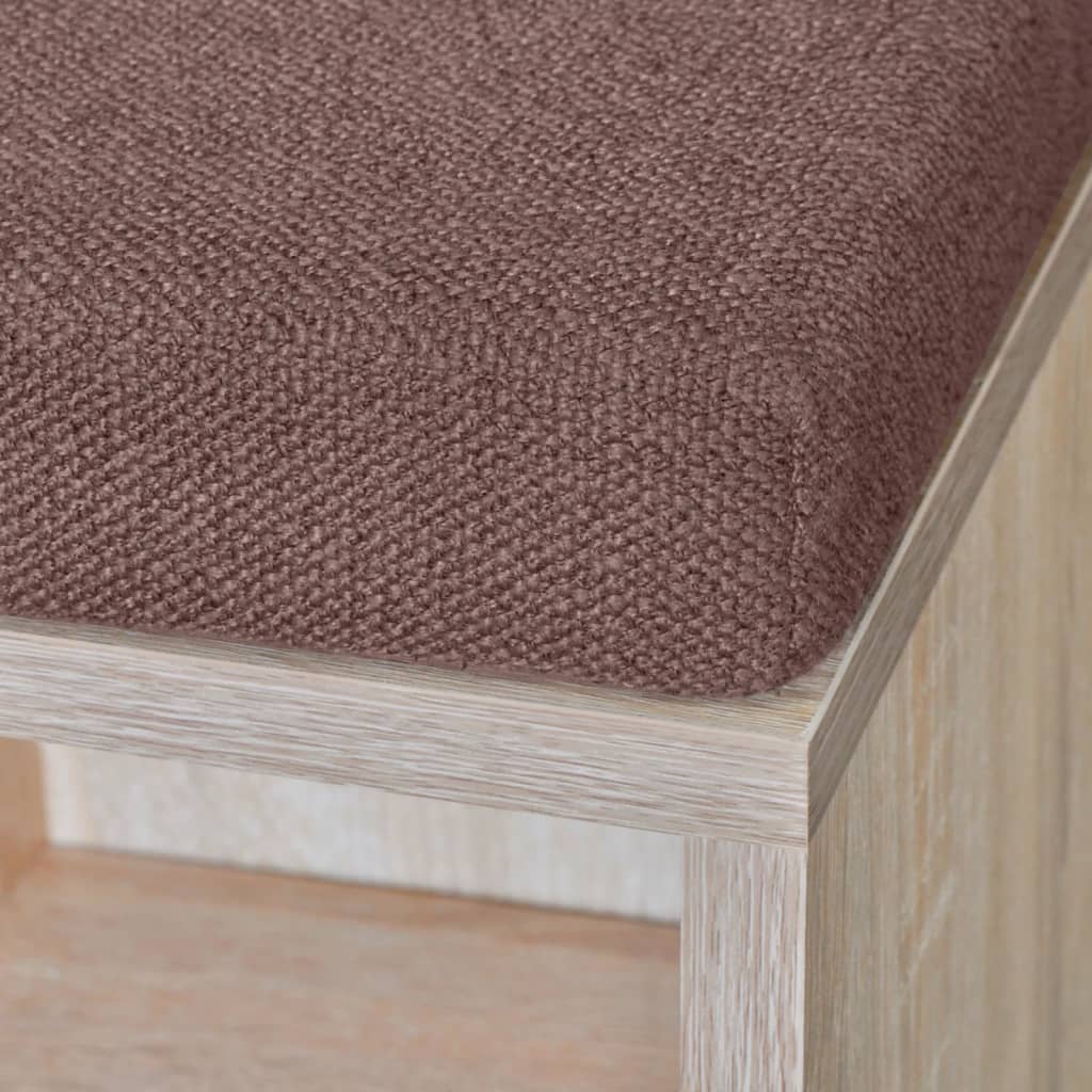 8718475954835_g_en_hd_2 Shoe Storage Bench 10 Compartments Oak Colour - Image 4