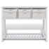 vidaXL Storage Sideboard White - Image 2