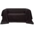 vidaXL Micro-suede Couch Slipcover Brown 270 x 350 cm