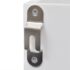 vidaXL Wall Cabinet Display Shelf Book/DVD/Glass Storage White MDF - Image 6