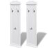 vidaXL Coat Racks 2 pcs White - Image 2
