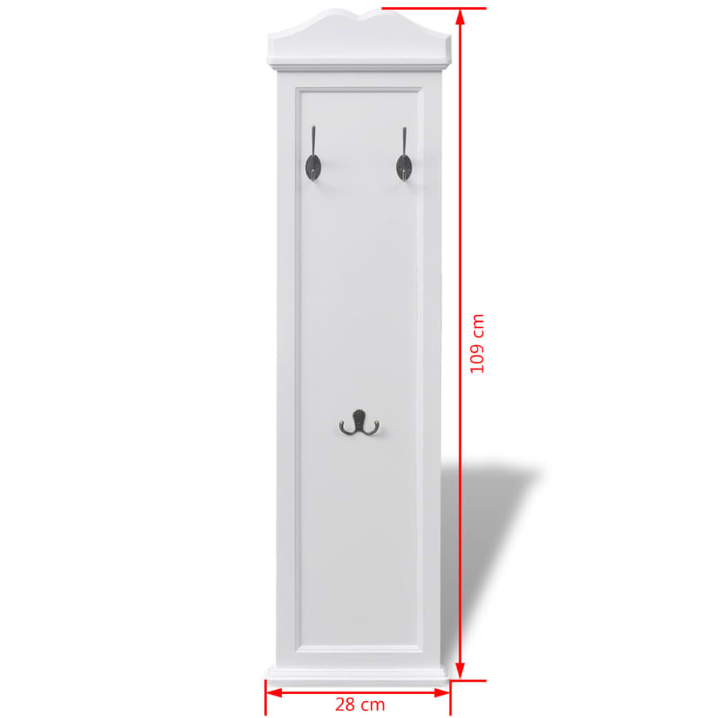 8718475956136_g_en_hd_5 vidaXL Coat Racks 2 pcs White - Image 7