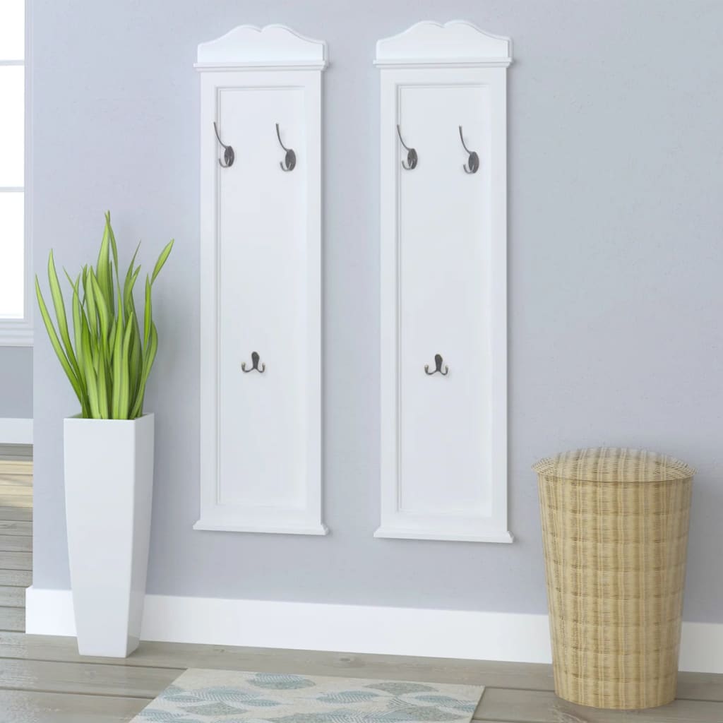 8718475956136_m_en_hd_1 vidaXL Coat Racks 2 pcs White - Image 1