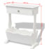 vidaXL Magazine Rack "Melrose" White - Image 6