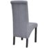 vidaXL Dining Chairs 4 pcs Light Grey Fabric - Image 6