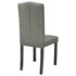 vidaXL Dining Chairs 6 pcs Grey Fabric - Image 6