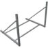 vidaXL Tyre Rack Silver Steel - Image 3