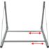 vidaXL Tyre Rack Silver Steel - Image 5