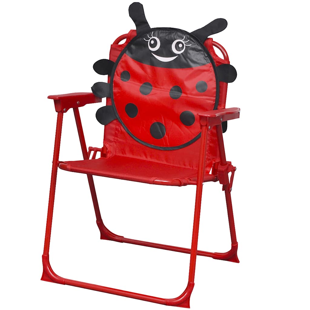 8718475960706_g_en_hd_3 vidaXL 3 Piece Kids' Garden Bistro Set with Parasol Red - Image 4