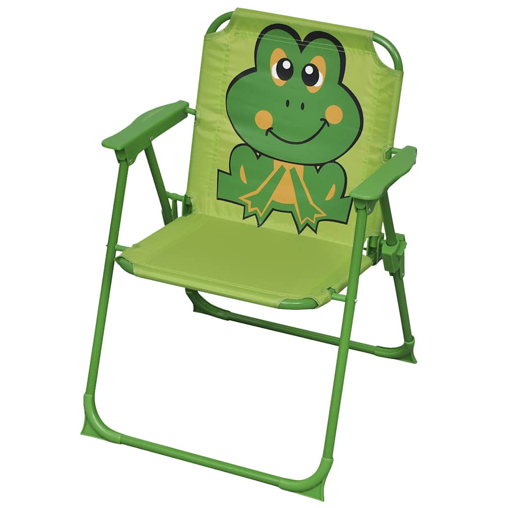 8718475960713_g_en_hd_3 vidaXL 3 Piece Kids' Garden Bistro Set with Parasol Green - Image 4