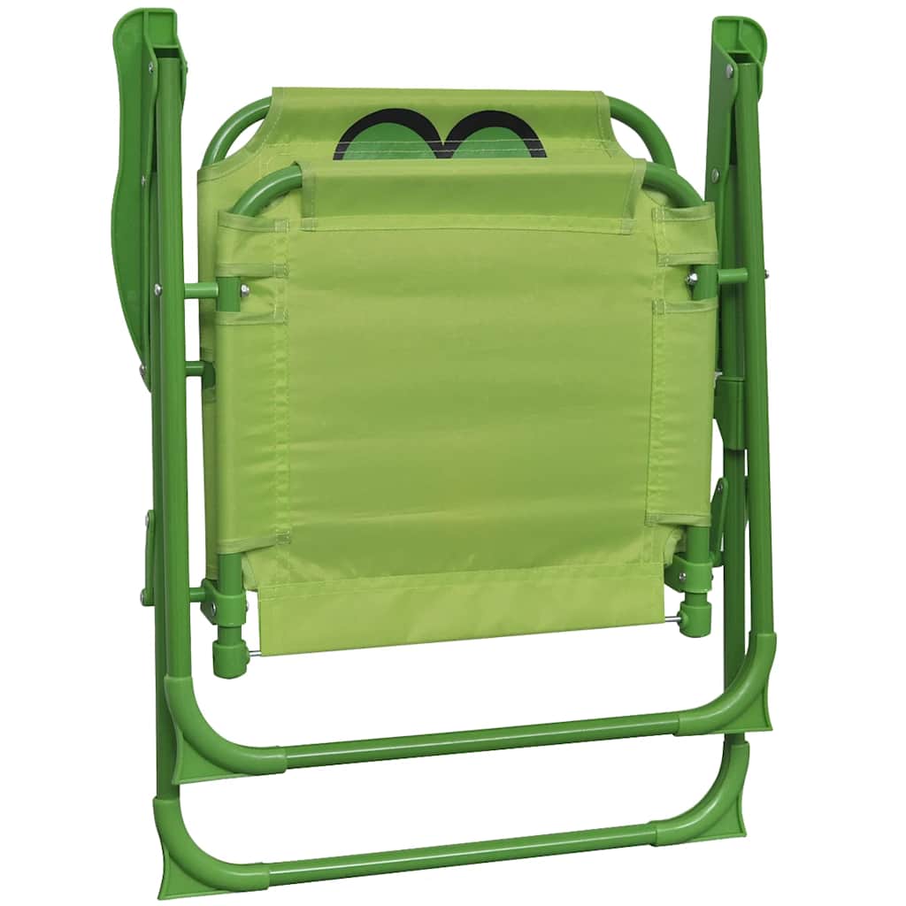 8718475960713_g_en_hd_4 vidaXL 3 Piece Kids' Garden Bistro Set with Parasol Green - Image 5