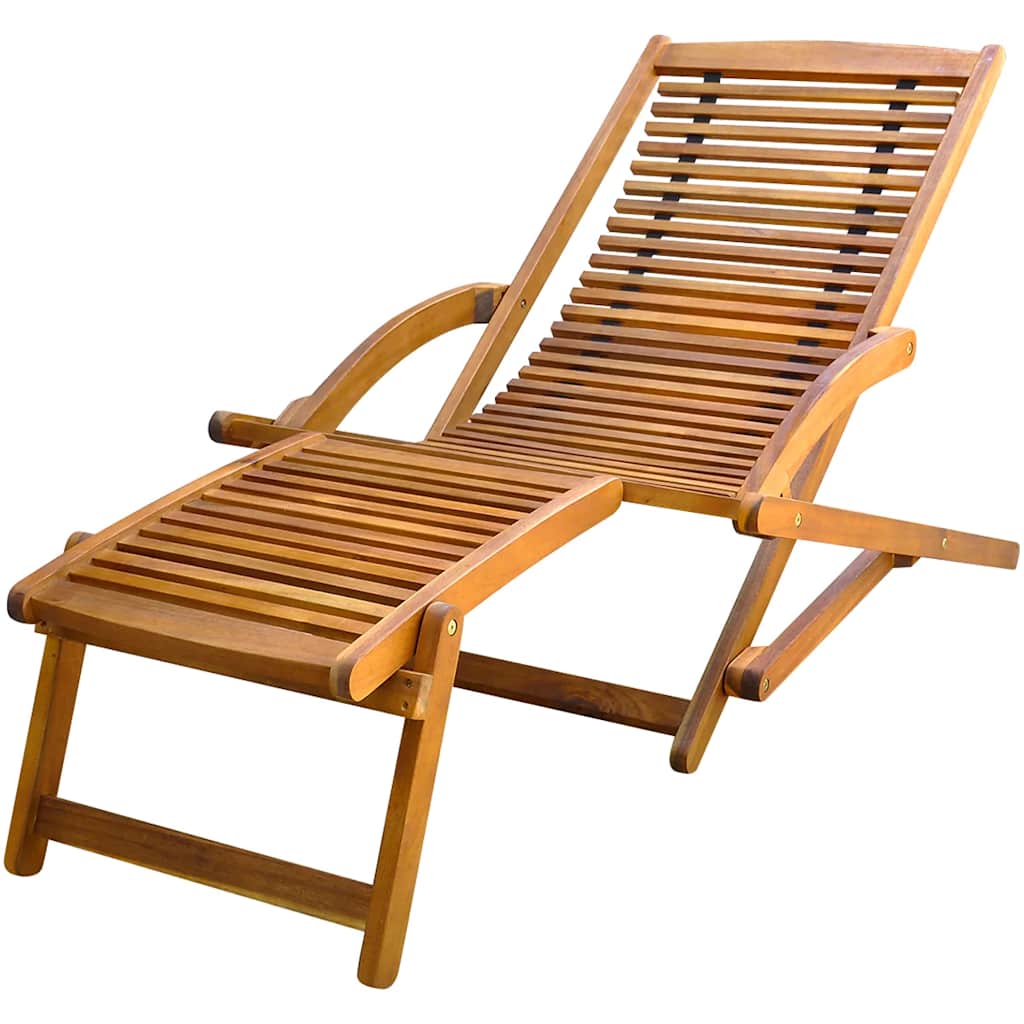 8718475960911_a_en_hd_1 vidaXL Deck Chair with Footrest Solid Acacia Wood - Image 2