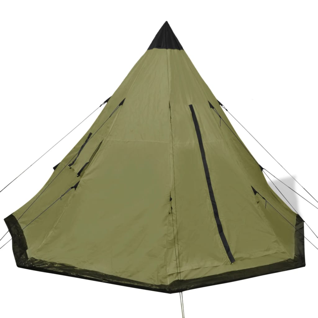 8718475960959_g_en_hd_1 vidaXL 4-person Tent Green - Image 2