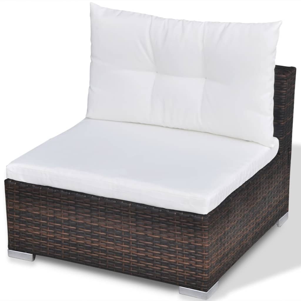 8718475963349_g_en_hd_5 vidaXL 10 Piece Garden Lounge Set with Cushions Poly Rattan Brown - Image 7