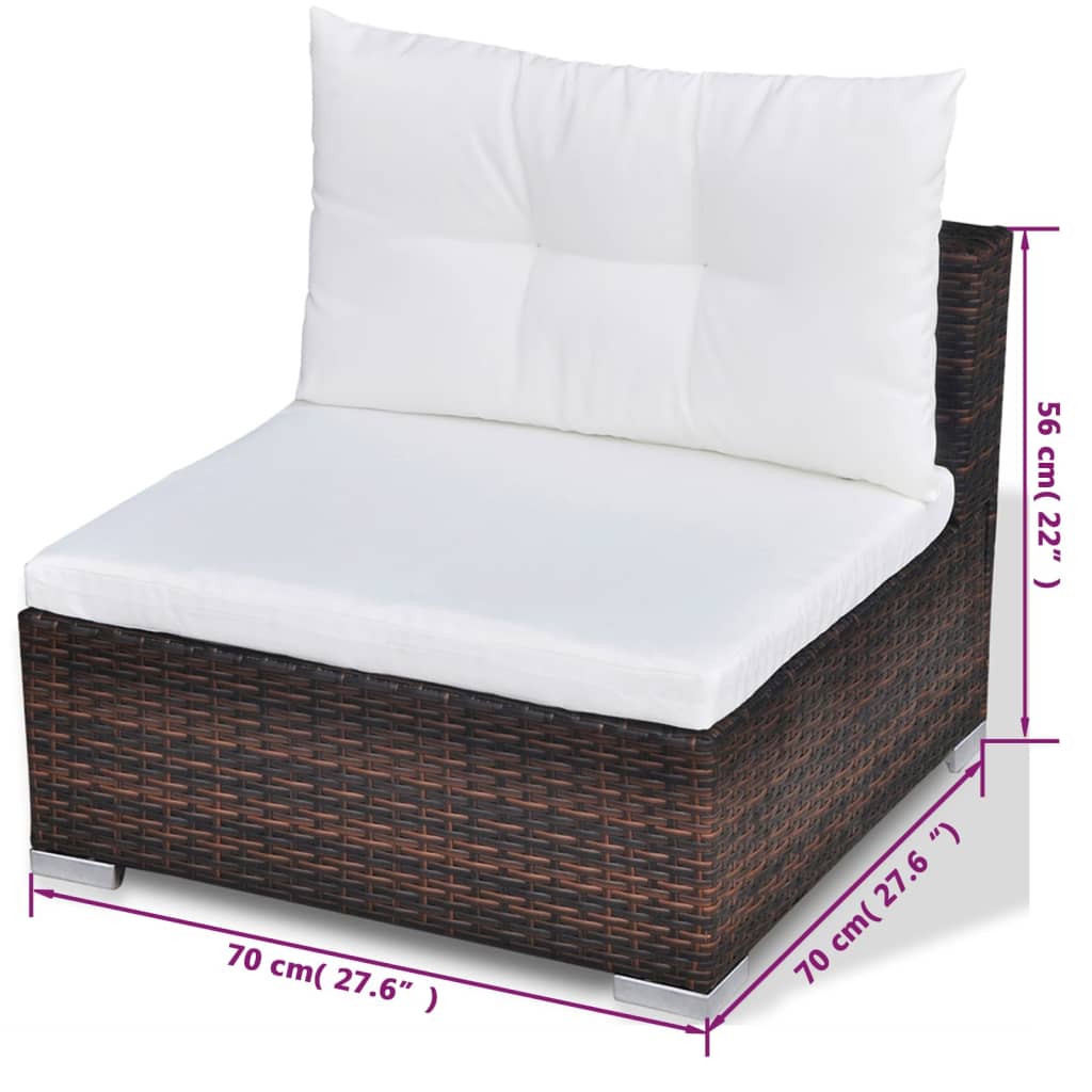 8718475963349_g_en_hd_8 vidaXL 10 Piece Garden Lounge Set with Cushions Poly Rattan Brown - Image 10