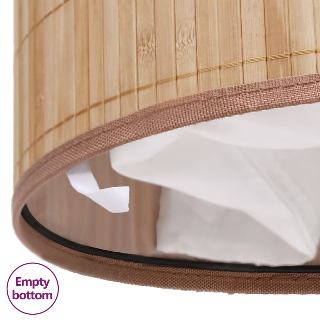 8718475964216_g_en_hd_6 vidaXL Bamboo Laundry Bin Round Natural - Image 7