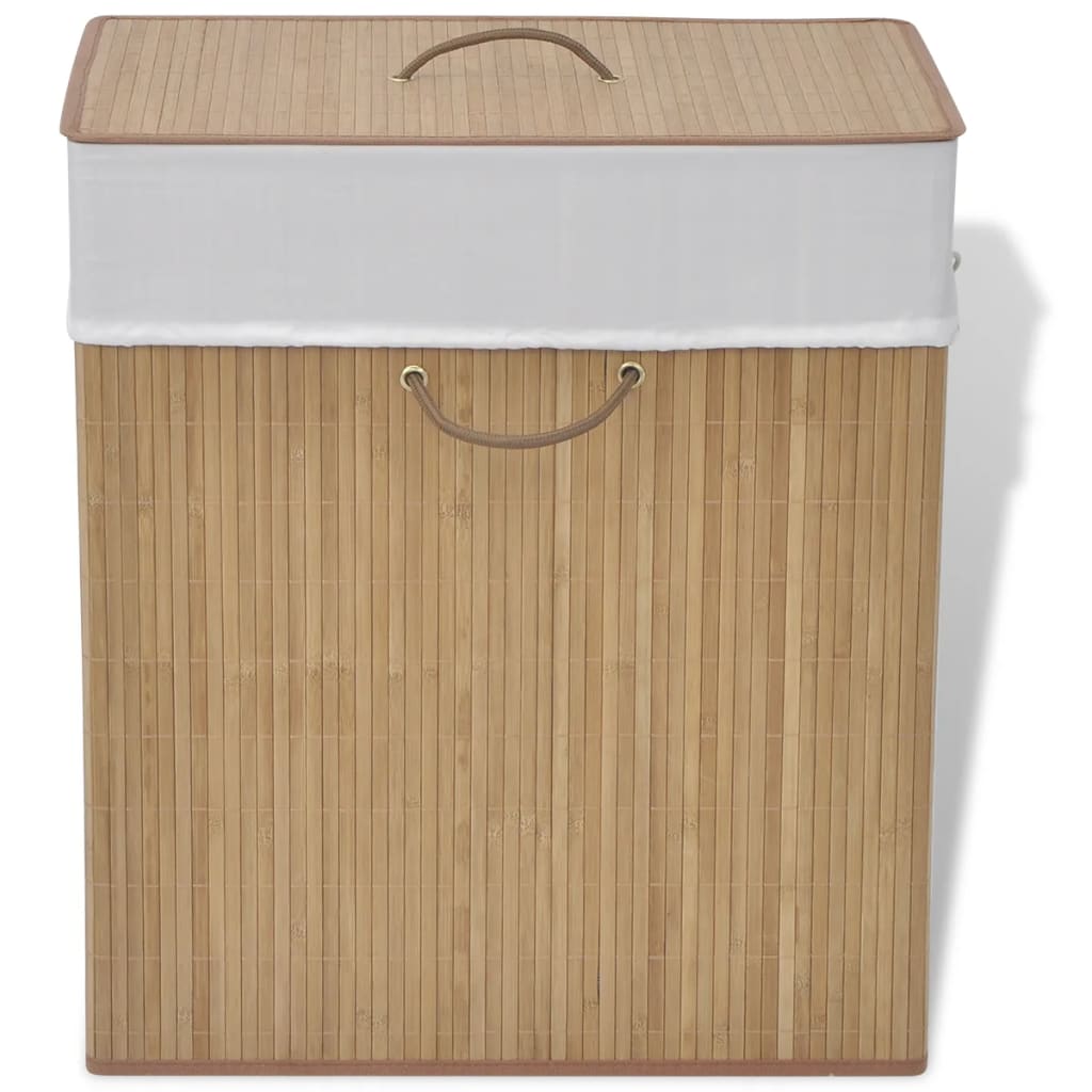 8718475964230_a_en_hd_1 vidaXL Bamboo Laundry Bin Rectangular Natural - Image 1