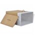 vidaXL Bamboo Laundry Bin Rectangular Natural - Image 3