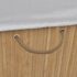 vidaXL Bamboo Laundry Bin Rectangular Natural - Image 4