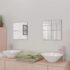 vidaXL Frameless Mirror Tiles Glass 8 pcs 20.5 cm - Image 3