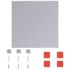 vidaXL Frameless Mirror Tiles Glass 8 pcs 20.5 cm - Image 4