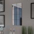 vidaXL Frameless Mirror Tiles Glass 8 pcs 20.5 cm