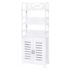 vidaXL Bathroom Cabinet Albuquerque Wood White 46x24x117.5 cm - Image 2