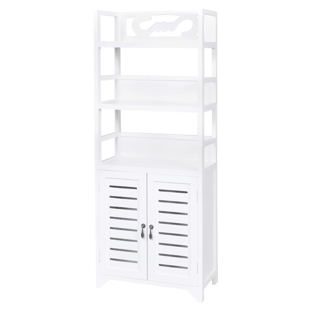 8718475964643_a_en_hd_1 vidaXL Bathroom Cabinet Albuquerque Wood White 46x24x117.5 cm - Image 2