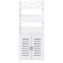 vidaXL Bathroom Cabinet Albuquerque Wood White 46x24x117.5 cm - Image 4