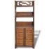 vidaXL Bathroom Cabinet Albuquerque Wood Brown 46x24x117.5 cm - Image 4