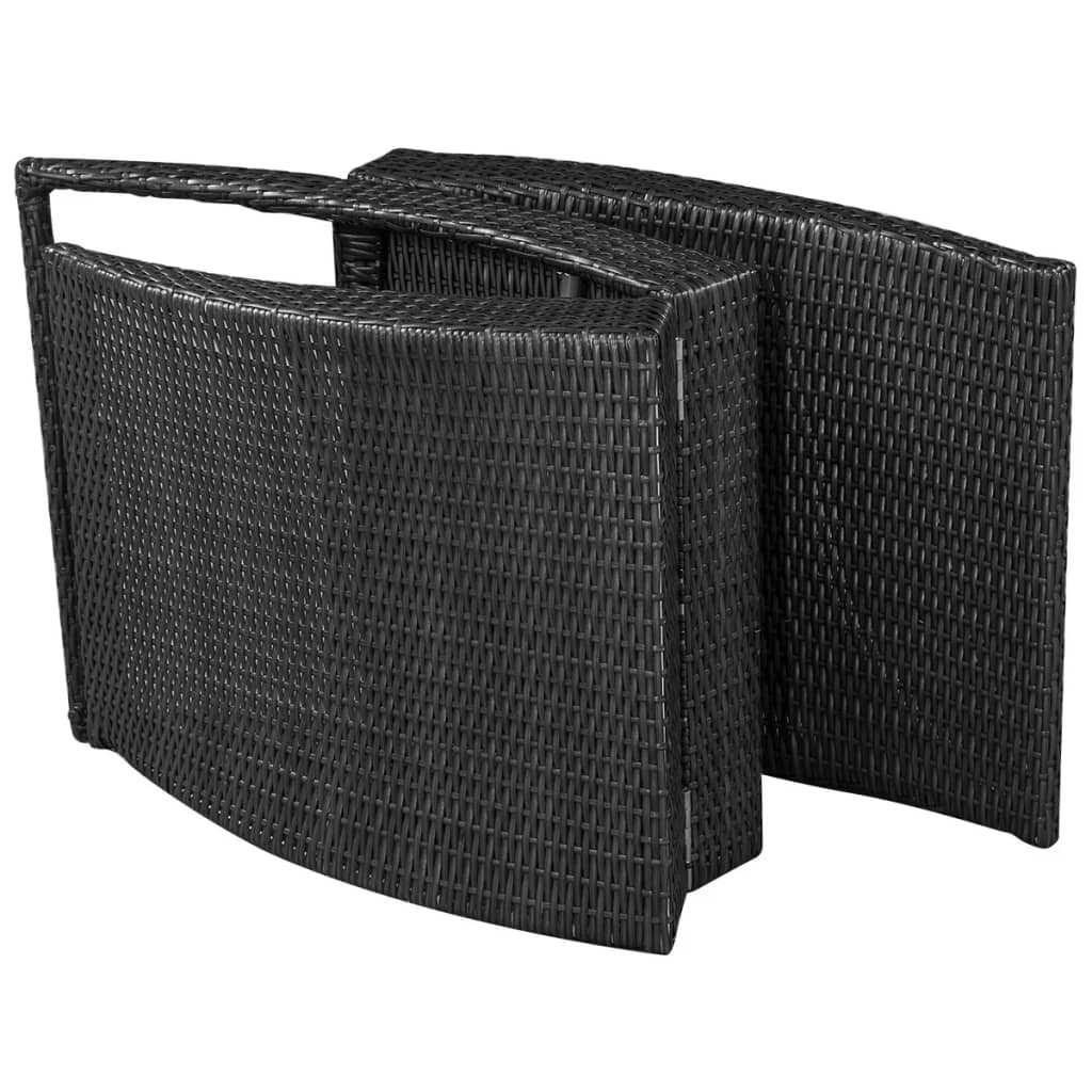 8718475965657_g_en_hd_4 vidaXL Folding Sun Lounger with Cushion Poly Rattan Black - Image 6