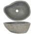 vidaXL Basin River Stone Oval (36-46)x(29-36) cm - Image 2
