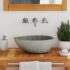 vidaXL Basin River Stone Oval (36-46)x(29-36) cm - Image 3