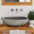 vidaXL Basin River Stone Oval (45-53)x(34-41) cm - Image 3