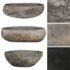 vidaXL Basin River Stone Oval (45-53)x(34-41) cm - Image 4