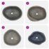 vidaXL Basin River Stone Oval (45-53)x(34-41) cm - Image 5